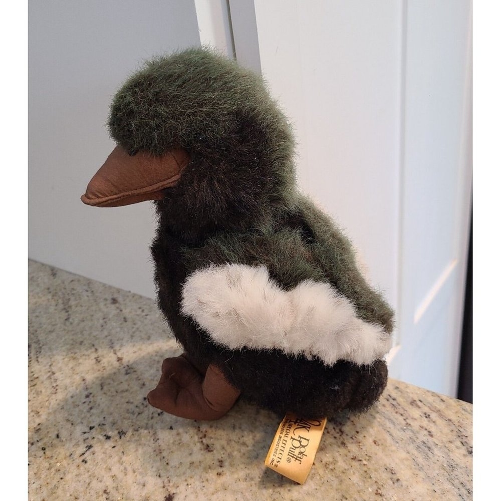 Vintage 24K Polar Puff Duck Plush Mallard Realistic Elissa 1992